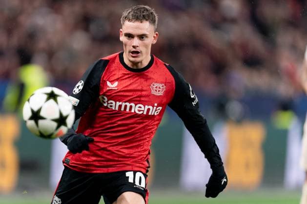 2024-11-26 Bayer 04 Leverkusen v FC Salzburg - UEFA Champions League 2024 25 League Phase MD5 LEVERKUSEN, GERMANY - NOVEMBER 26: Florian Wirtz of Bayer 04 Leverkusen in action during the UEFA Champions League 2024 25 League Phase MD5 match between Bayer 04 Leverkusen and FC Salzburg at BayArena on November 26, 2024 in Leverkusen, Germany. (Photo by Joris Verwijst BSR Agency) Leverkusen Germany Content not available for redistribution in The Netherlands directly or indirectly through any third parties. Copyright: xBSRxAgencyx