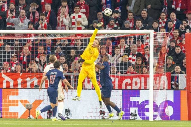 Goalkeeper Matvey Safonov FC Paris Saint Germain in action, FC Bayern Muenchen vs Paris Saint Germain, Champions League, Soccer, Matchday 5, 26 11 2024 Muenchen Bayern Germany Copyright: xkolbert-press PeterxFastlx