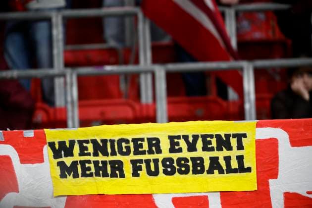 Feature, poster less event more football in the RBS fan block Football Champions League, matchday 5, Bayer 04 Leverkusen LEV RB Salzburg RBS , on 26 11 2024 in Leverkusen Germany UEFA regulations prohibit any use of photographs as image sequences and or quasi video Â