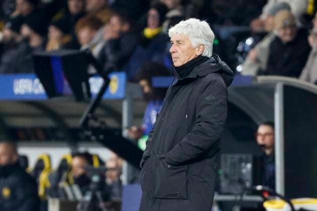 Gian Piero Gasperini Atalanta Bergamo, Coach , Football, UEFA Champions League, Matchday 5, 2024 2025, Young Boys Bern vs Atalanta Bergamo, 26 11 2024, Stadion Wankdorf, Bern, Switzerland Bern Stadion Wankdorf Canton Bern Switzerland Copyright: xGrantxHubbsx
