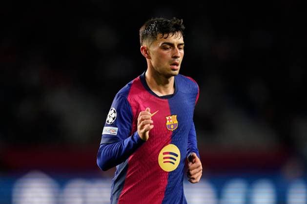 Pedro Gonzalez Pedri of FC Barcelona, Barca FC Barcelona v Stade Brestois, UEFA Champions League match, date 5. Football, Lluis Companys Stadium, Barcelona, Spain - 26 Nov 2024 Editorial use only  Copyright: xBaguxBlanco Pressinphoto Shutterstockx 14945346ak