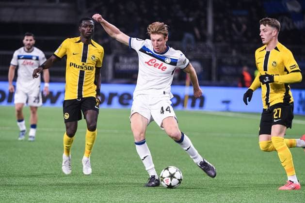 BERN, SWITZERLAND NOVEMBER 26 Marco Brescianini of Atalanta in action during the UEFA Champions League 2024 25 League Phase MD5 match between BSC Young Boys and Atalanta BC at Stadion Wankdorf on November 26, 2024 in Bern, Switzerland Bern Stadion Wankdorf Bern Switzerland Copyright: xJustPictures.ch ManuelxWinterbergerx jp-en-EuSpIm-JP4_MAN_YB_Atalanta_26Nov2024_BE_01212
