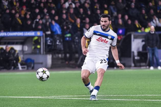BERN, SWITZERLAND NOVEMBER 26 Sead Kolasinac of Atalanta scores his goal during the UEFA Champions League 2024 25 League Phase MD5 match between BSC Young Boys and Atalanta BC at Stadion Wankdorf on November 26, 2024 in Bern, Switzerland Bern Stadion Wankdorf Bern Switzerland Copyright: xJustPictures.ch ManuelxWinterbergerx jp-en-EuSpIm-JP4_MAN_YB_Atalanta_26Nov2024_BE_01216