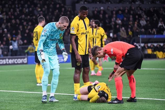 BERN, SWITZERLAND NOVEMBER 26 Lewin Blum of Young Boys C during the UEFA Champions League 2024 25 League Phase MD5 match between BSC Young Boys and Atalanta BC at Stadion Wankdorf on November 26, 2024 in Bern, Switzerland Bern Stadion Wankdorf Bern Switzerland Copyright: xJustPictures.ch ManuelxWinterbergerx jp-en-EuSpIm-JP4_MAN_YB_Atalanta_26Nov2024_BE_01222