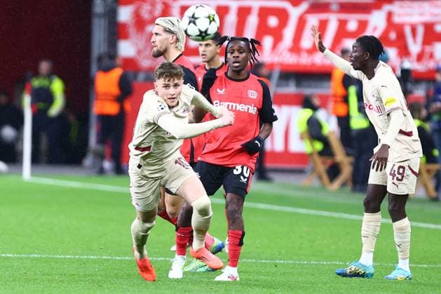 Bobby Clark 10 FC Salzburg Bayer 04 Leverkusen vs FC Salzburg, Soccer, UEFA Champions League, Matchday 5, 26 11 2024 Photo kolbert press Ant Palmer BayArena NRW Germany Copyright: xkolbert-press AntxPalmerx