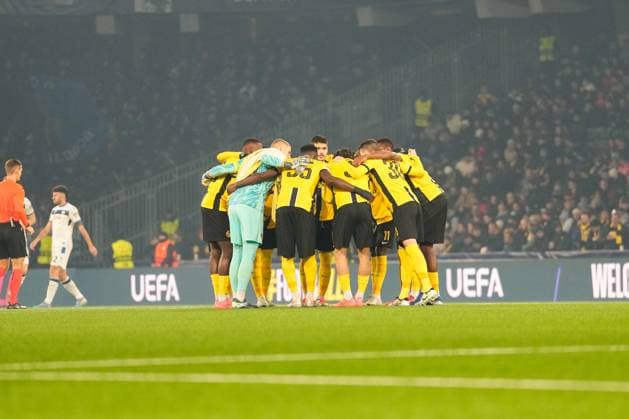 Team, Football, UEFA Champions Legue, Matchday 5, 2024 2025, BSC Young Boys vs Atalanta Bergamo, 26 11 2024, Stadion Wankdorf, Bern,Switzerland, Bern Wankdorf Stadium Canton of Bern Switzerland Copyright: xFinleyxMörchx