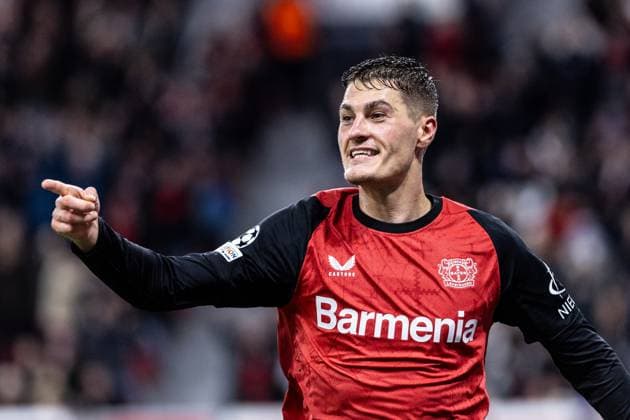 UEFA Champions League Bayer 04 Leverkusen FC Salzburg 26 11 2024 Bayer 04 Leverkusen in jubilation, 4 0, Patrick Schick Bayer 04 Leverkusen, 14 UEFA Champions League Bayer 04 Leverkusen FC Salzburg BayArena, Leverkusen 26 11 2024 Copyright: xBEAUTIFULxSPORTS Buriakovx