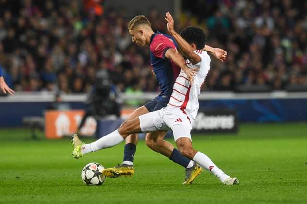 UEFA Champions League soccer match FC Barcelona, Barca vs Stade Brestois at Montjuic Olympic Stadium in Barcelona, Spain 26 November 2024 Fermin 900 Cordon Press  900 CordonxPress LOF - UEFA Champions League FC Barcelona vs Stade Brestois