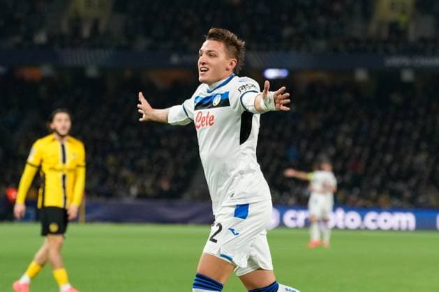 Goal, Cheering, Mateo Retegui Atalanta Bergamo , 32 Soccer, UEFA Champions Legue, Matchday 5, 2024 2025, BSC Young Boys vs Atalanta Bergamo, 26 11 2024, Stadion Wankdorf, Bern,Switzerland, Bern Wankdorf Stadion Canton Bern Switzerland Copyright: xFinleyxMörchx