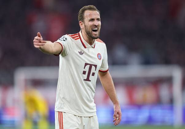 Harry Kane of Bayern Munich Bayern Munich v Paris Saint-Germain, UEFA Champions League, Group Stage, Football, Allianz Arena, Munich, Germany - 26 Nov 2024 EDITORIAL USE ONLY No use with unauthorised audio, video, data, fixture lists, club league logos or live services. Online in-match use limited to 120 images, no video emulation. No use in betting, games or single club league player publications. Copyright: xMichaelxZemanek Shutterstockx 14940166ar
