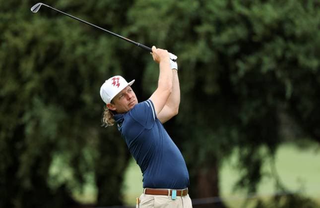 GOLF AUSTRALIAN OPEN PRO AM, Cameron Smith plays his shot at the Australian Open Pro-Am at Kingston Heath Golf Club in Melbourne, Wednesday, November 27, 2024. ( NO ARCHIVING, EDITORIAL USE ONLY, NO USE IN BOOKS WITHOUT CONSENT Melbourne Victoria Australia  Copyright: xCONxCHRONISx 20241127188546876027