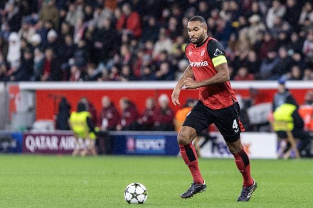 UEFA Champions League Bayer 04 Leverkusen FC Salzburg 26 11 2024 Jonathan Tah Bayer 04 Leverkusen, 4 UEFA Champions League Bayer 04 Leverkusen FC Salzburg BayArena, Leverkusen 26 11 2024 Copyright: xBEAUTIFULxSPORTS Buriakovx