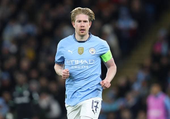 - Manchester City v Feyenoord, UEFA Champions League, League Stage, Etihad Stadium, Manchester, UK - 26th November 2024. (C) Daniel Weir Crystal Pix Kevin De Bruyne of Manchester City. - Manchester City v Feyenoord, UEFA Champions League, League Stage, Etihad Stadium, Manchester, UK - 26th November 2024. (C) Daniel Weir Crystal Pix Manchester Etihad Stadium UK Copyright: xDanxWeirx CP_Manchester_City_Feyenoord_23