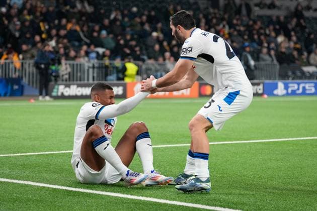 Ben Godfrey Atalanta Bergamo , 5 bFootball, UEFA Champions Legue, Matchday 5, 2024 2025, BSC Young Boys vs Atalanta Bergamo, 26 11 2024, Stadion Wankdorf, Bern,Switzerland, Bern Wankdorf Stadium Canton of Bern Switzerland Copyright: xFinleyxMörchx