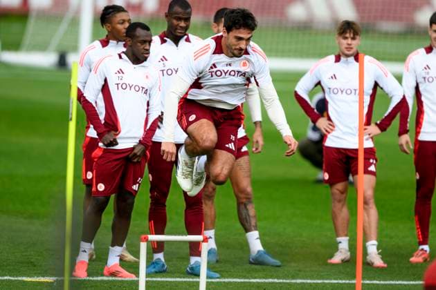 Football, EL, AS Roma, Training