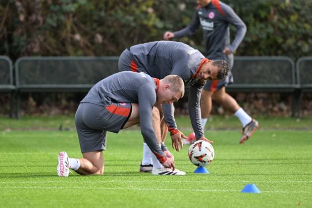 Football, EL, Eintracht Frankfurt, Training