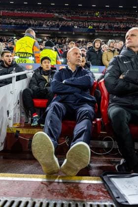 Football - UEFA Champions League - League Phase - Liverpool FC v Real Madrid CF LIVERPOOL, ENGLAND - Wednesday, November 27, 2024: Liverpool s head coach Arne Slot during the UEFA Champions League game between Liverpool FC and Real Madrid CF at Anfield. (Photo by David Rawcliffe Propaganda) LIVERPOOL Anfield MERSEYSIDE ENGLAND  Copyright: xDavidxRawcliffex P2024-11-27-Liverpool_Madrid-7