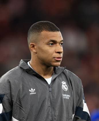 Liverpool, England, 27th November 2024. Real Madrid s Kylian Mbappe during the UEFA Champions League match at Anfield, Liverpool. Picture credit should read: Jessica Hornby Sportimage EDITORIAL USE ONLY. No use with unauthorised audio, video, data, fixture lists, club league logos or live services. Online in-match use limited to 120 images, no video emulation. No use in betting, games or single club league player publications. SPI-3486-0029