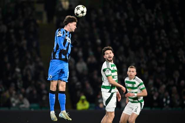 Celtic v Club Brugge - UEFA Champions League GLASGOW, SCOTLAND - NOVEMBER 27 : De Cuyper Maxim midfielder of Club Brugge during the UEFA Champions League phase matchday 5 between Celtic and Club Brugge on November 27, 2024 in Glasgow, Scotland, 27 11 2024 Glasgow Scotland  Copyright: xPeterxDexVoechtx