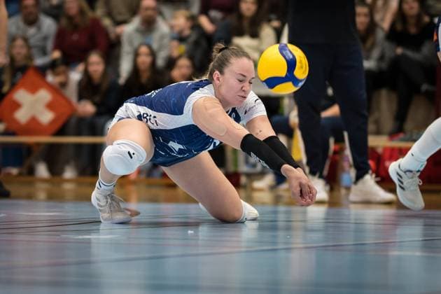 Volleyball CEV Challenge League Volley Duedingen vs SC Potsdam Duedingen , 27 11 2024 Diana Sacher Volley Duedingen 16 Volleyball CEV Challenge League Volley Duedingen vs SC Potsdam in Duedingen , 27 11 2024 Copyright: xBEAUTIFULxSPORTS OlafxRellischx