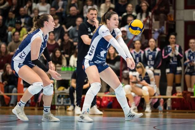Volleyball CEV Challenge League Volley Duedingen vs SC Potsdam Duedingen , 27 11 2024 Sarina Wieland Volley Duedingen 11 Volleyball CEV Challenge League Volley Duedingen vs SC Potsdam in Duedingen , 27 11 2024 Copyright: xBEAUTIFULxSPORTS OlafxRellischx