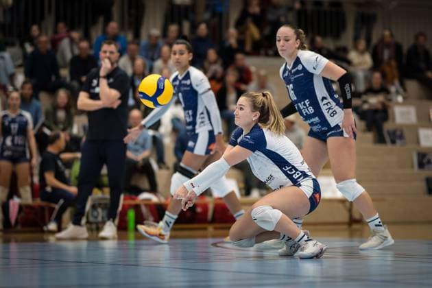 Volleyball CEV Challenge League Volley Duedingen vs SC Potsdam Duedingen , 27 11 2024 Noemi Portmann Volley Duedingen 2 Volleyball CEV Challenge League Volley Duedingen vs SC Potsdam in Duedingen , 27 11 2024 Copyright: xBEAUTIFULxSPORTS OlafxRellischx