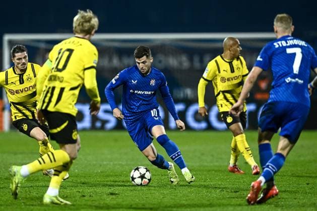 GNK Dinamo v Borussia Dortmund - UEFA Champions League 2024 25 League Phase MD5 Martin Baturina in action during the UEFA Champions League 2024 25 League Phase MD5 match between GNK Dinamo Zagreb and Borussia Dortmund at Maksimir stadium on November 27, 2024 in Zagreb, Croatia.  MarkoxLukunic PIXSELL
