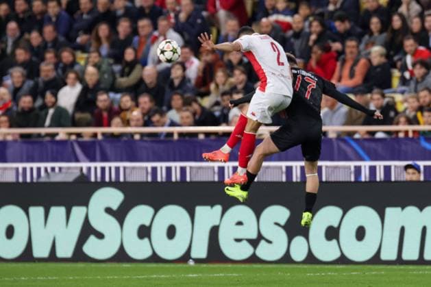 Kerem Akturkoglu ( 17 - SL Benfica) vies the ball with Vanderson ( 2 - AS Monaco) during Monaco vs Benfica, UEFA Champions League football match in Monaco, Principality of Monaco, November 27 2024  Copyright: xNicolaxMastronardi IPAxSportx xix xx IPA_51921980 IPA_Agency_IPA51921980