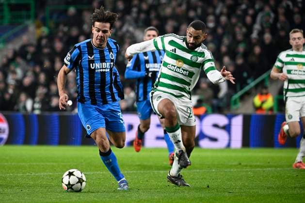 Celtic v Club Brugge - UEFA Champions League GLASGOW, SCOTLAND - NOVEMBER 27 : Jashari Ardon midfielder of Club Brugge during the UEFA Champions League phase matchday 5 between Celtic and Club Brugge on November 27, 2024 in Glasgow, Scotland, 27 11 2024 Glasgow Scotland  Copyright: xPeterxDexVoechtx