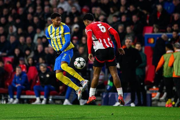 EINDHOVEN, NETHERLAND - 27 NOVEMBER, 2024: The UEFA Champions League football match between PSV - FC Shakhtar Donetsk at Philips Arena  Copyright: xVitaliixKliuievx