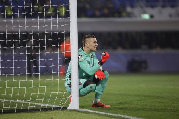 Lukasz Skorupski of Bologna FC during the Uefa Champions league 2024 25, , football match between Bologna FC and LOSC Lille on 27 November 2024 at Ã¢ÂÄÂ˜Ã¢ÂÄÂ™Renato DallÃ¢ÂÄÂ™AraÃ¢ÂÄÂ™Ã¢ÂÄÂ™ Stadium, Bologna, Italy, Photo Nderim Kaceli  Copyright: xNderimxKaceli IPAxSportx xipa-agx xx IPA_51922334 IPA_Agency_IPA51922334
