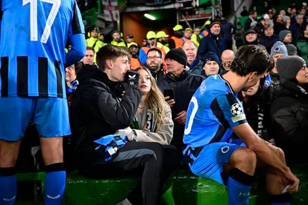 Celtic v Club Brugge - UEFA Champions League GLASGOW, SCOTLAND - NOVEMBER 27 : Spileers Jorne defender of Club Brugge during the UEFA Champions League phase matchday 5 between Celtic and Club Brugge on November 27, 2024 in Glasgow, Scotland, 27 11 2024 Glasgow Scotland  Copyright: xPeterxDexVoechtx