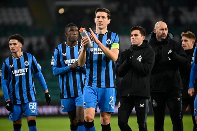 Celtic v Club Brugge - UEFA Champions League GLASGOW, SCOTLAND - NOVEMBER 27 : Vanaken Hans midfielder of Club Brugge greeting the fans despite the tie during the UEFA Champions League phase matchday 5 between Celtic and Club Brugge on November 27, 2024 in Glasgow, Scotland, 27 11 2024 Glasgow Scotland  Copyright: xPeterxDexVoechtx