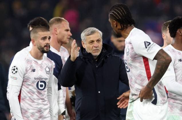 during the Uefa Champions League soccer match between Bologna f.c. and Losc Lille at the Dall Ara Stadium, Bologna, northern Italy, Wednesday, November 27, 2024. - Soccer - (Photo Michele Nucci - LaPresse)  Copyright: xMichelexNucci LaPressex