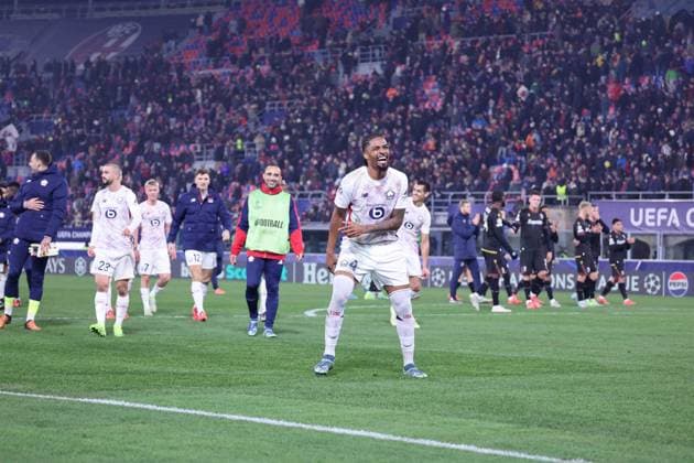 November 28, 2024, Bologna, Bologna, ITALY: During the Champions League match 27 11 2024 Football match between FC Bologna vs SC Lille at the Dall Ara stadium in Bologna..In the Photo: .Alexandro of Lille OSC Bologna ITALY - ZUMAs236 20241128_aap_s236_020 Copyright: xFabioxSassox