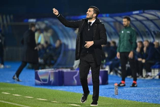Zagreb, Croatia, 271124. Coach Nuri Sahin at the match of the 5th round of the UEFA Champions League, GNK Dinamo - Borussia Dortmund. Photo: Goran Mehkek CROPIX Zagreb Croatia Copyright: xxGoranxMehkekx xCROPIXx gm_dinamo_borussia80-271124