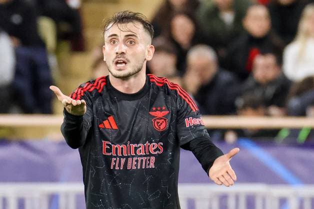 CALCIO - UEFA Champions League - Monaco vs Benfica Kerem Akturkoglu ( 17 - SL Benfica) during Monaco vs Benfica, UEFA Champions League football match in Monaco, PrincPhoto by IPA ABACAPRESS.COMlity of Monaco, November 27 2024 Monaco  Copyright: xIPAxSport ABACAx