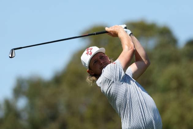 GOLF AUSTRALIAN OPEN, Cameron Smith on the 8th during day one of the Australian Open golf tournament at the Victoria Golf Club in Melbourne, Thursday, November 28, 2024. ( NO ARCHIVING, EDITORIAL USE ONLY, NO USE IN BOOKS WITHOUT CONSENT Melbourne Victoria Australia  Copyright: xCONxCHRONISx 20241128132302062240