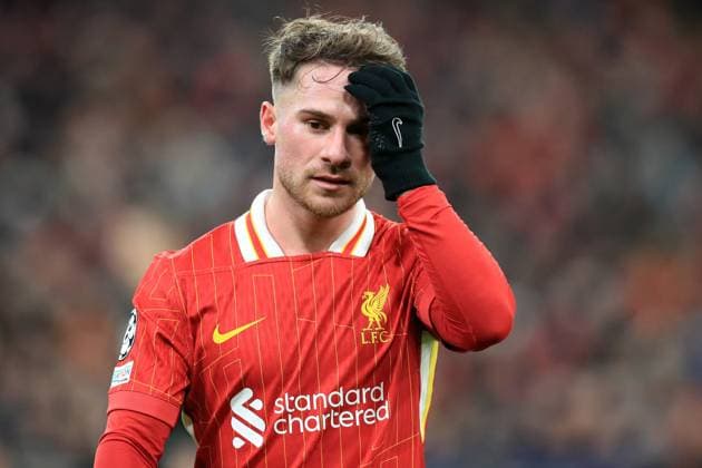 27th November 2024; Anfield, Liverpool, Merseyside, England; Champions League Football, Liverpool versus Real Madrid; Alexis MacAllister of Liverpool  ActionPlus12720748 DavidxBlunsden