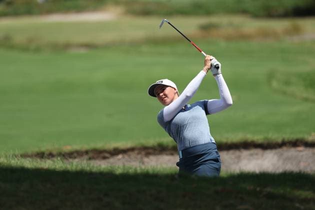 GOLF AUSTRALIAN OPEN, Kelsey Bennett on day one of the ISPS HANDA Australian Open at Kingston Heath Golf Club in Melbourne, Thursday, November 28, 2024. ( NO ARCHIVING, EDITORIAL USE ONLY, NO USE IN BOOKS WITHOUT CONSENT MELBOURNE VICTORIA AUSTRALIA  Copyright: xCONxCHRONISx 20241128112361017933