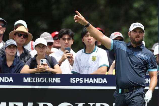 GOLF AUSTRALIAN OPEN, Jordan Smith reacts on day one of the ISPS HANDA Australian Open at Kingston Heath Golf Club in Melbourne, Thursday, November 28, 2024. ( NO ARCHIVING, EDITORIAL USE ONLY, NO USE IN BOOKS WITHOUT CONSENT MELBOURNE VICTORIA AUSTRALIA  Copyright: xCONxCHRONISx 20241128131881755975