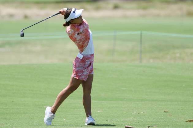 GOLF AUSTRALIAN OPEN, Jenny Shin on day one of the ISPS HANDA Australian Open at Kingston Heath Golf Club in Melbourne, Thursday, November 28, 2024. ( NO ARCHIVING, EDITORIAL USE ONLY, NO USE IN BOOKS WITHOUT CONSENT MELBOURNE VICTORIA AUSTRALIA  Copyright: xCONxCHRONISx 20241128121318044045