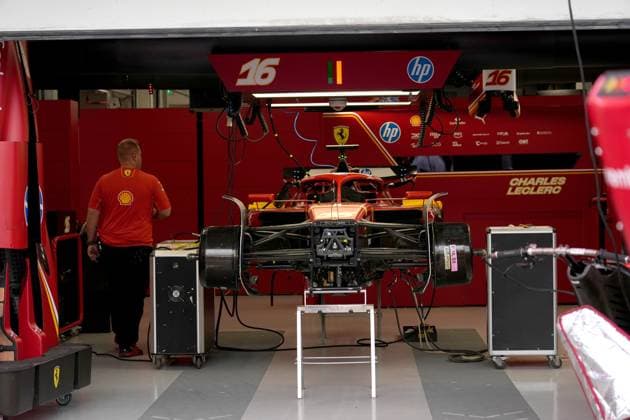 Formula 1 Qatar Airways Qatar Grand Prix 2024 28 11 2024, Losail International Circuit, Doha, Formula 1 Qatar Airways Qatar Grand Prix 2024 ,in the picture The car of Charles Leclerc MCO , Scuderia Ferrari HP nordphotoxGmbHx xBratic nph00250