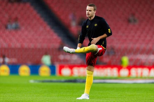 241128 Gustav Henriksson of Elfsborg ahead of the Europa League match between Athletic Bilbao and Elfsborg on November 28, 2024 in Bilbao Photo Bildbyran EXT BILDBYRAN kod XY XZ0198 fotboll football soccer fotball uefa europa league europa league athletic bilbao elfsborg bbeng  Copyright: BILDBYRANxEXT BB241128BB677