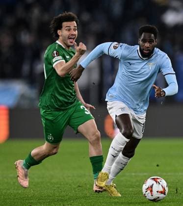As Roma 28 11 2024 - Europa League Lazio-Ludogorets foto Antonello Sammarco Image nella foto: Boulaye Dia-Anton Nedyalkov 