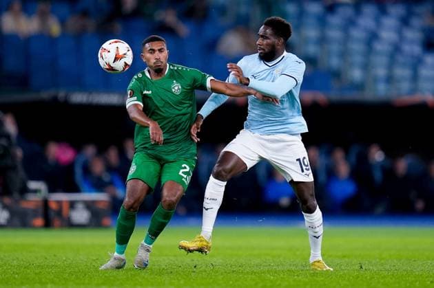 S.S. Lazio v Ludogorets Razgrad - UEFA Europa League 2024 25 League Phase MD5 Deroy Duarte of Ludogorets Razgrad and Boulaye Dia of SS Lazio compete for the ball during the UEFA Europa League 2024 25 League Phase MD5 match between SS Lazio and Ludogorets Razgrad at Stadio Olimpico on November 28, 2024 in Rome, Italy. Rome Stadio Olimpico Rome Italy Copyright: xGiuseppexMaffiax UEL_Lazio-Ludogorets_281124_BRU4767