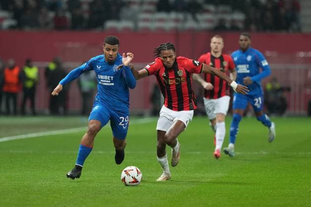 Football, EL, OGC Nice - Glasgow Rangers