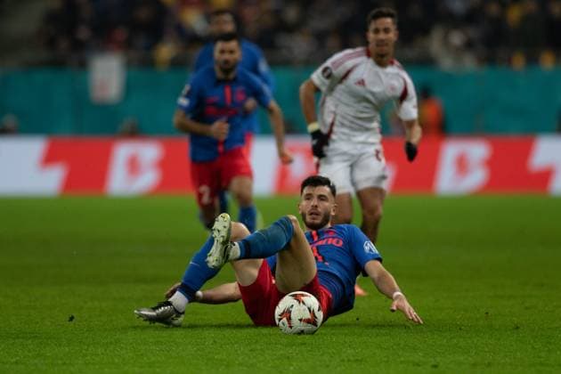 28 november 2024, UEFA Europa League, League phase, Matchday 5, National Arena, Bucharest, FCSB vs Olympiacos