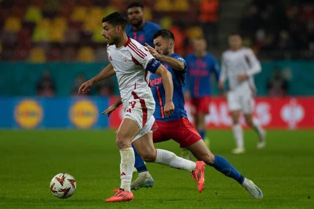 Football, EL, FCSB Bucharest - Olympiakos Piraeus