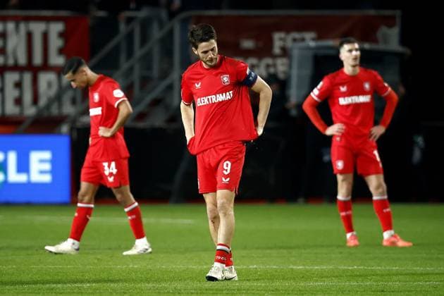 ENSCHEDE - Ricky van Wolfswinkel of FC Twente after the UEFA Europa League match between FC Twente and Royale Union Saint Gilloise at Stadion De Grolsch Veste on Nov. 28, 2024 in Enschede, Netherlands. ANP VINCENT JANNINK UEFA Europa League 2024 25 League Phase MD5 2024 25 xVIxANPxSportx xxANPxIVx 514473942 originalFilename: 514473942.jpg